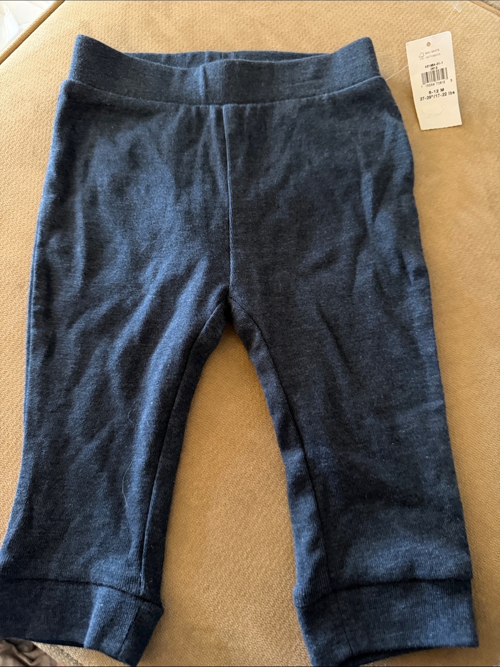 Old Navy Baby Navy Leggings - Soft Stretch Bottoms 6-12M NWT